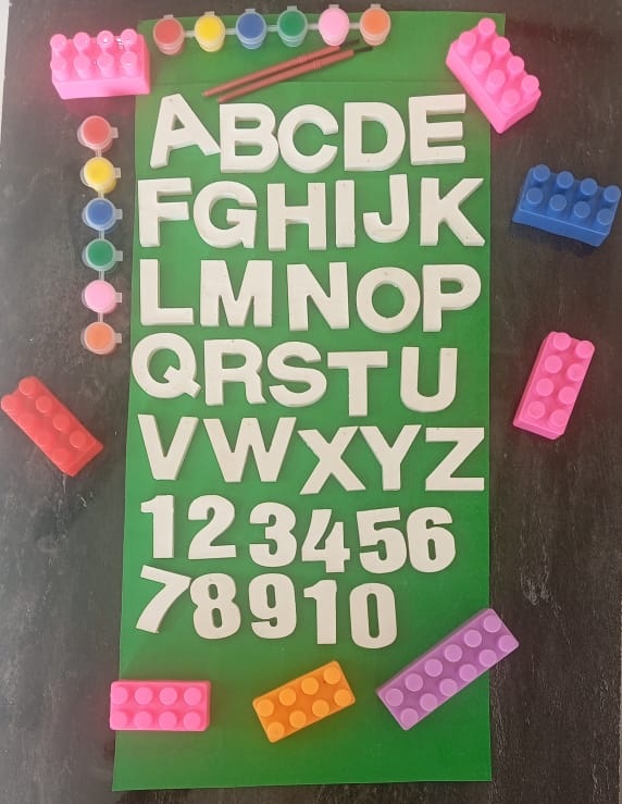 Kids Alphabet & Numbers Painting Kit