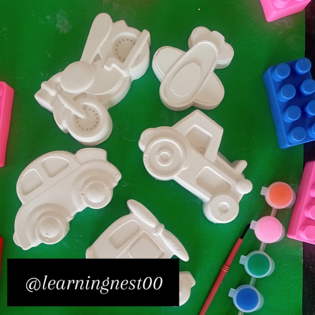 Kids Mini Ceramic Transport Painting Kit