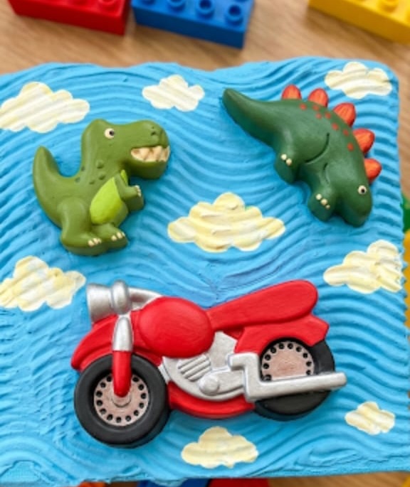 Kids Dino Painting Canvas Kit - Image 2