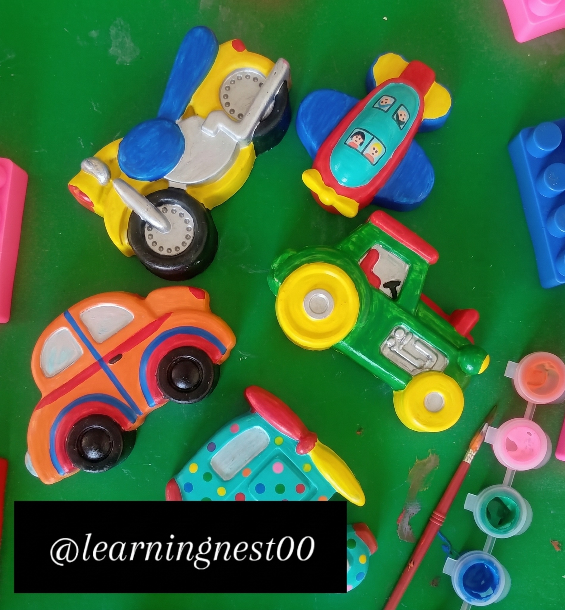 Kids Mini Ceramic Transport Painting Kit - Image 2