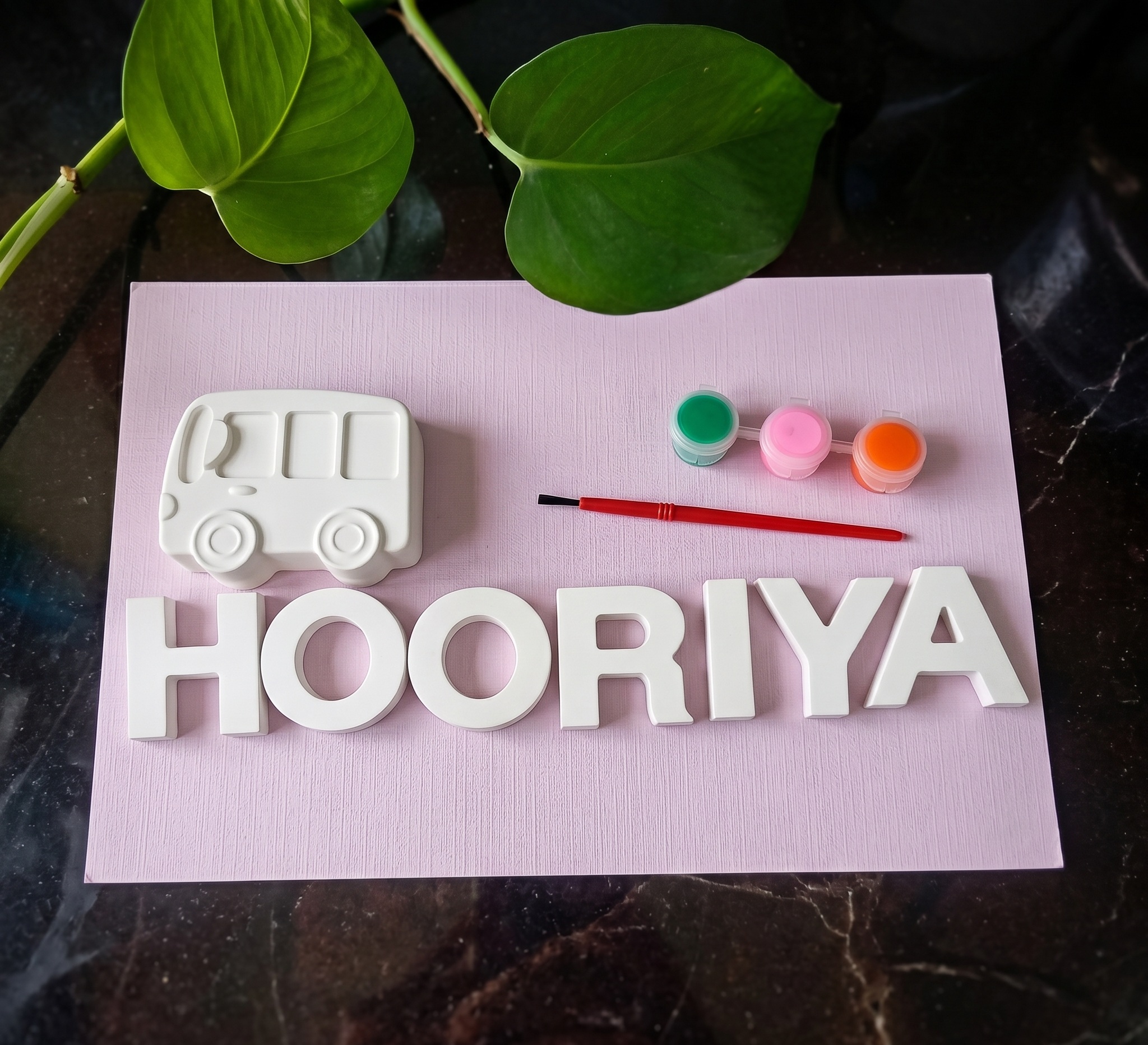 Kids Customized Name Painting Kit - Image 1, Montessori learning kit for kids