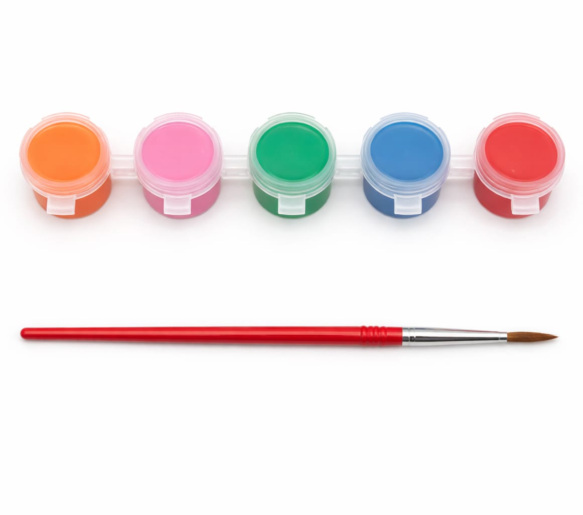 Kids Mini Wooden Transport Painting Kit - Image 2