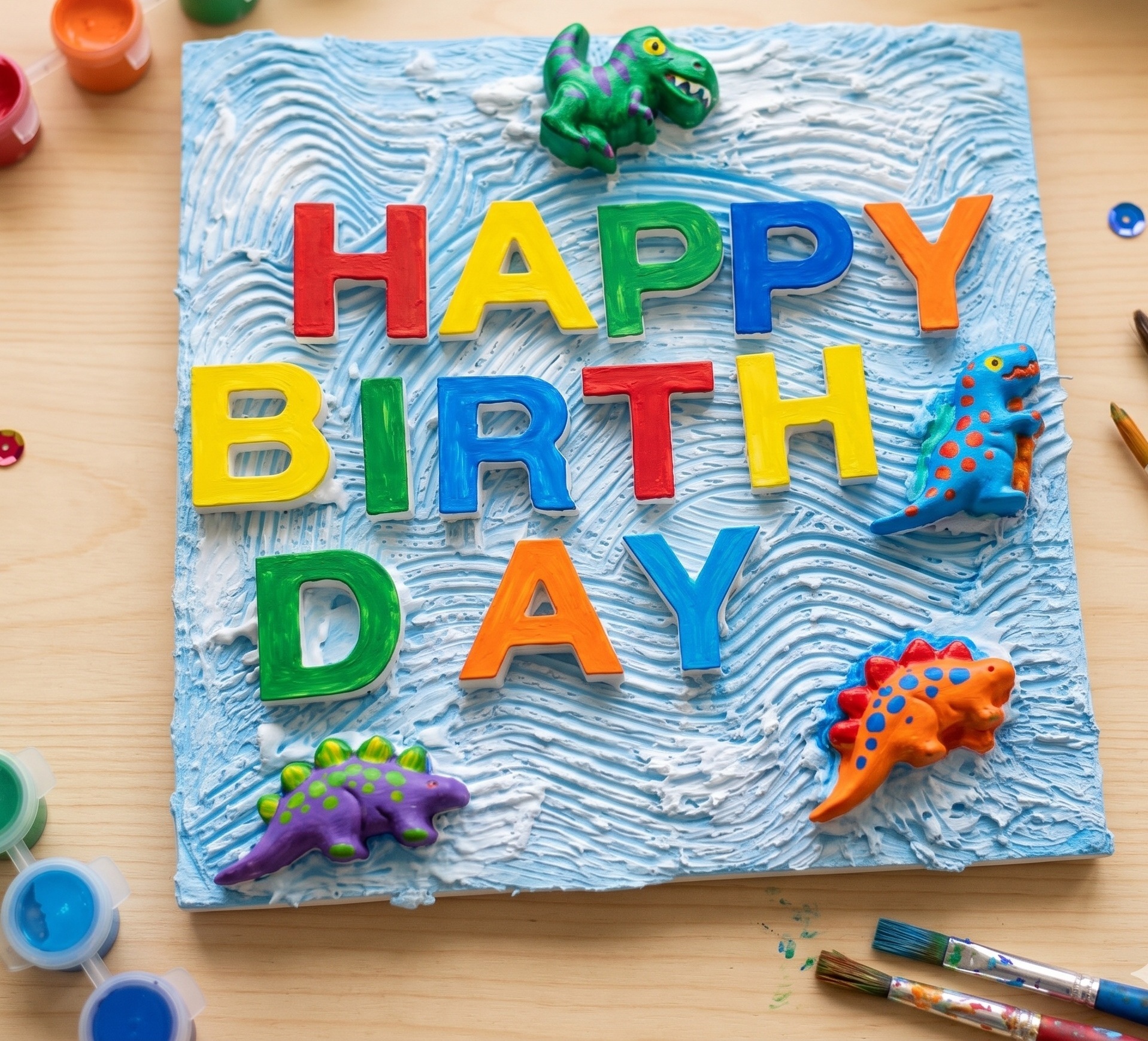 Kids Customizable Canvas Art Kit