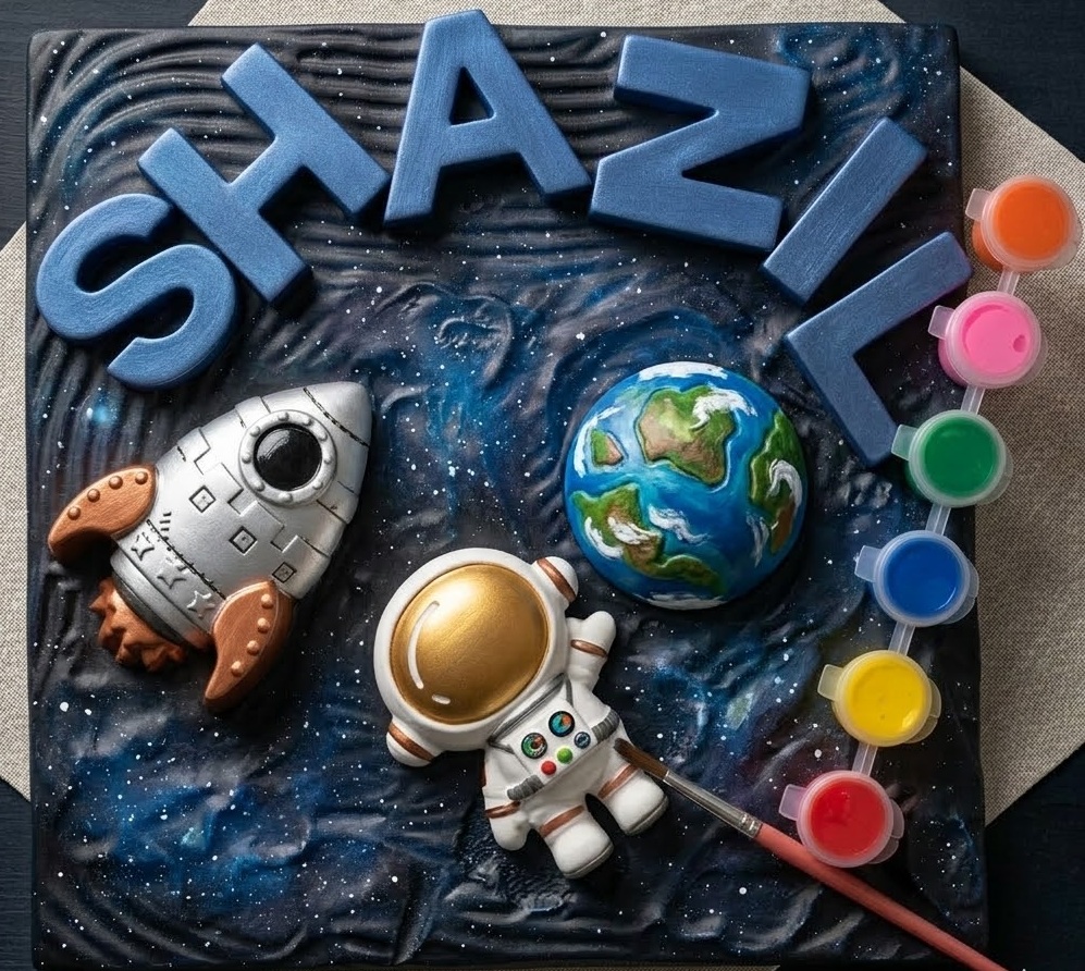 Kids Customized Space Canvas Kit - Montessori-inspired educational toy for kids