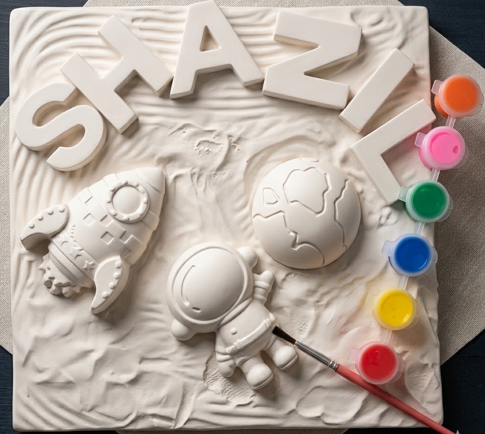 Kids Customized Space Canvas Kit - Image 2, Montessori learning kit for kids