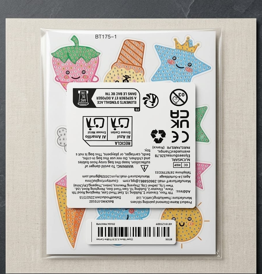 Kids Diamond Stickers Painting Book - Image 4, Montessori learning kit for kids