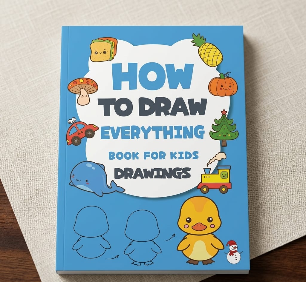 Kids How To Draw Everything Book - Montessori-inspired educational toy for kids