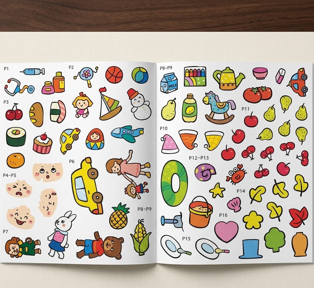 Kids Interactive Sticker Book - Image 2, Montessori learning kit for kids