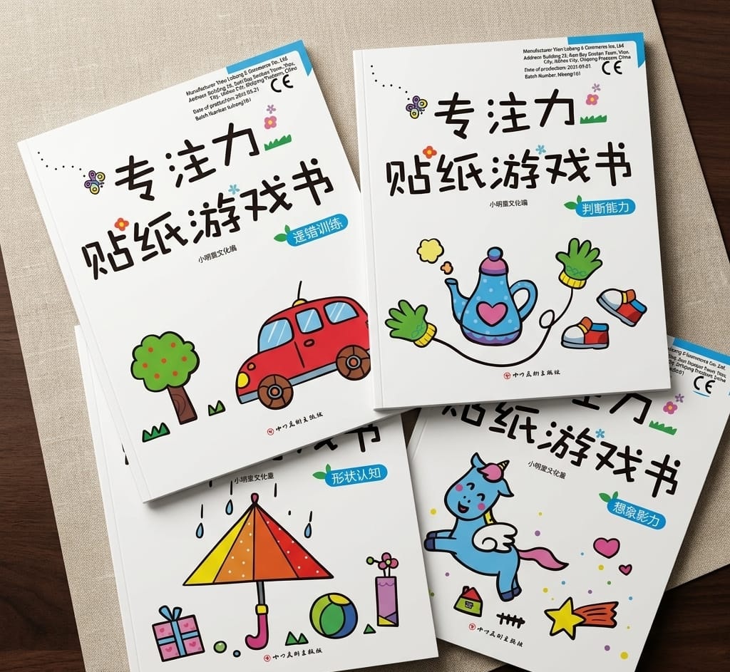 Kids Interactive Sticker Book - Image 3, Montessori learning kit for kids